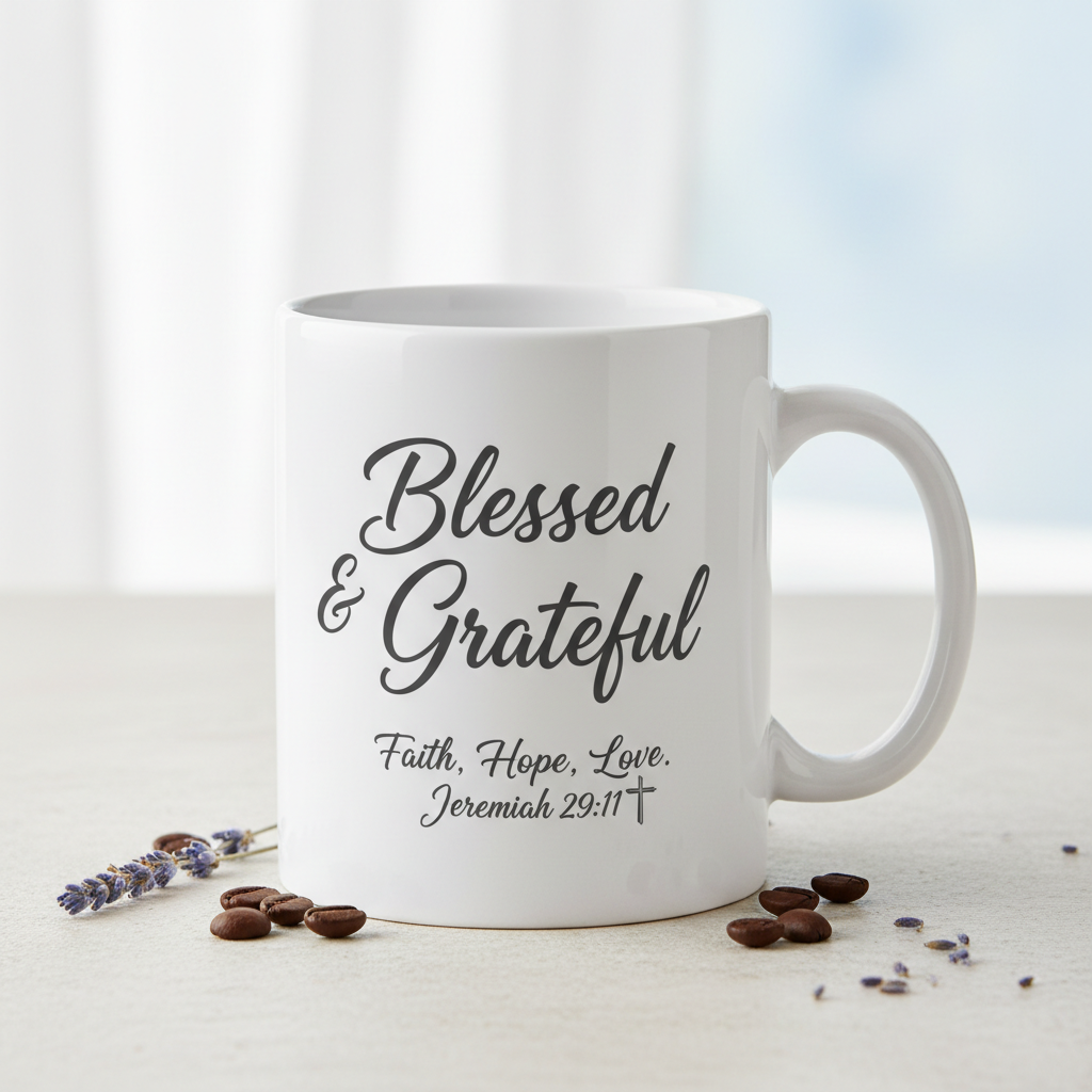 Blessed & Grateful Coffee Mug