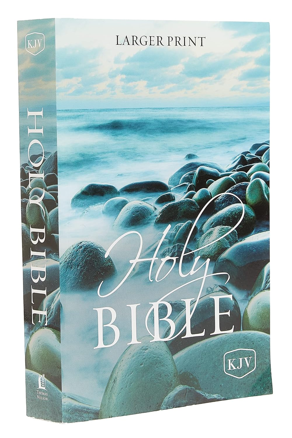 KJV Holy Bible Larger Print - Thomas Nelson Coastal Cover